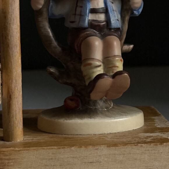 5" Apple Tree Boy & Apple Tree Girl Bookends Pair 252 1964 TMK3 Hummel Goebel C1 - Picture 10 of 15